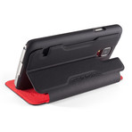 Samsung Galaxy S5 Soft-Tec Case (Black + Red)