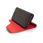 iPhone 5 Soft-Tec Wallet (Black + Red)