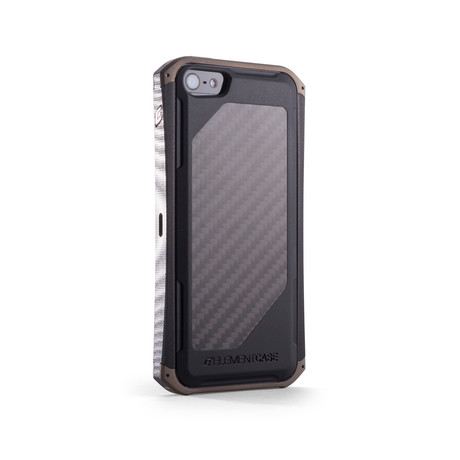 Ronin Case for iPhone 5 with G10 Side Rails // Titanium