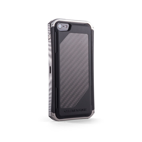 Ronin Case for iPhone 5 with G10 Side Rails // Stainless Steel
