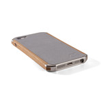Ronin Case with Bamboo Side Rails for iPhone 5 // Silver