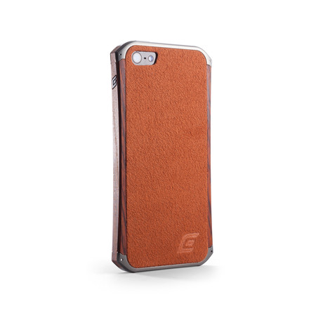 Ronin Case with Cocobolo Side Rails for iPhone 5 // Gun Metal