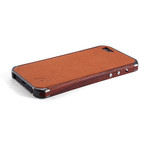 Ronin Case with Cocobolo Side Rails for iPhone 5 // Gun Metal