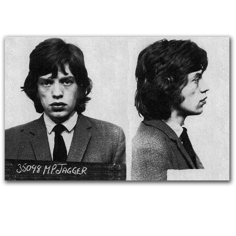 Mick Jagger (23"L x 16"W)