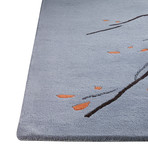 Inari // Grey + Orange (5'6"L x 7'10"W)