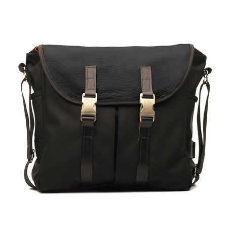 Leather Edition North To South Messenger Bag