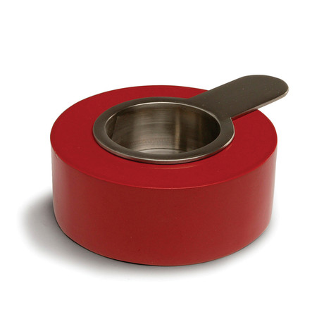 Puck Candle Holder (Red)