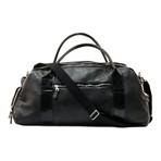 American Deerskin Oval Duffel (Black)