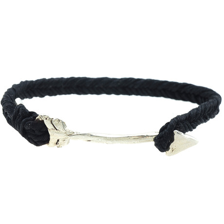 Men's Arrow Bracelet // Black (7.5"L)