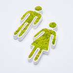 City Collection Toilette Sign