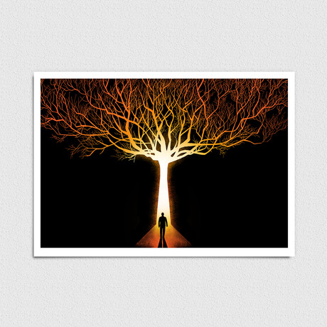 The Tree of Light (11.7"W x 8.3"L)