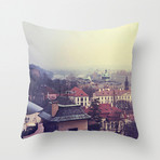 Red Rooftops Pillow Case