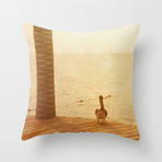 Afternoon Golden Bokeh Pillow Case