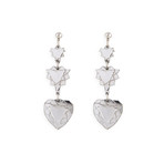 Vectory Heart Earrings (Mirror)