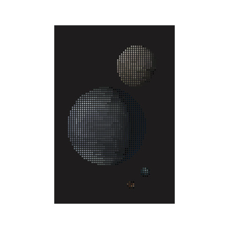 The Pixelated Universe: The Planetoid Pluto // 13"x19"