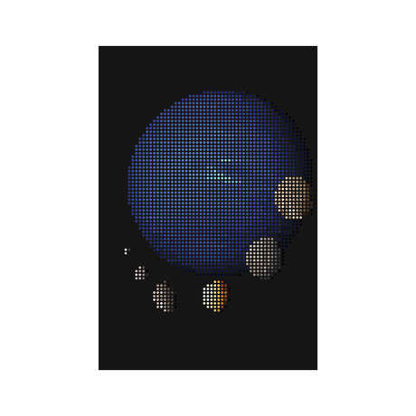The Pixelated Universe: The Planet Neptune // 13"x19"