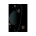 The Pixelated Universe: The Planet Uranus // 13"x19"