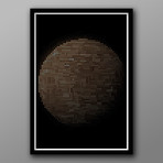 The Pixelated Universe: The Planet Mercury // 13"x19"