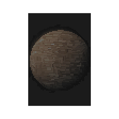 The Pixelated Universe: The Planet Mercury // 13"x19"