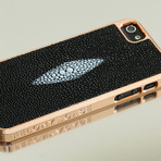 Black Stingray On Rose Gold // iPhone 5/5S