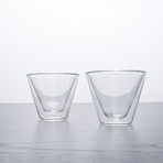 Double Wall Shot Glasses // 2.5oz Set of 2