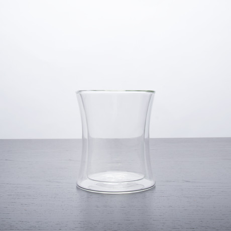 Double Wall Cooler Glass Mug // 10oz