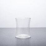 Double Wall Cooler Glass Mug // 10oz