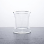 Contemporary Double Wall Wine Glass // 7oz