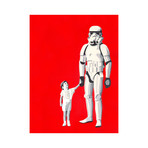 Stormtrooper with JFK Jr. // Star Wars (18" x 24")