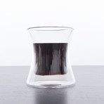 Contemporary Double Wall Wine Glass // 7oz