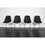 ARTIKA Wool Dining Chairs // Set of 4 Black (ARTIKA A)