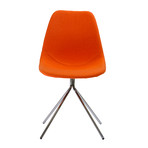 ARTIKA Wool Dining Chairs // Set of 4 Orange (ARTIKA A)