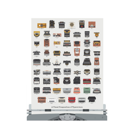 A Visual Compendium of Typewriters