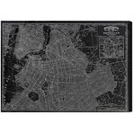 Brooklyn Map 1891 // High Gloss Resin Finish (14"L x 20"W x 1.6"H)