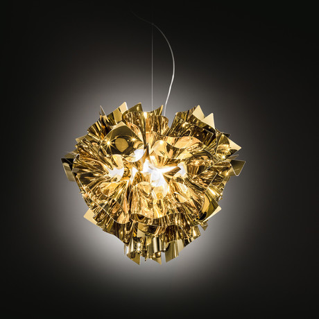 Veli Suspension Lamp // Gold