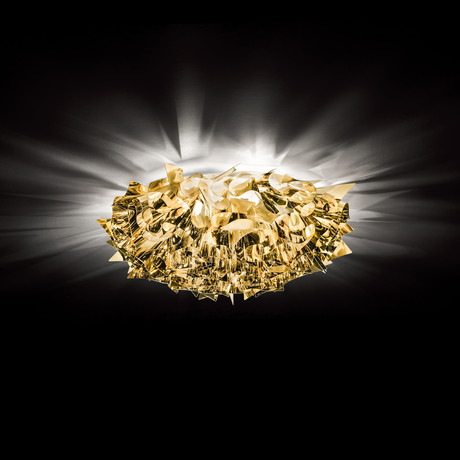 Veli Ceiling-Wall Lamp // Gold (Small)