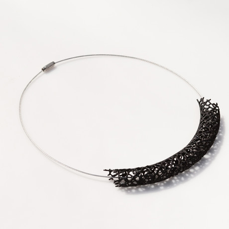 Hyphal Necklace (Black)