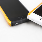 Gold Aluminum iPhone 5/5s Case (Black)