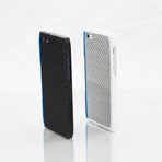Blue Aluminum iPhone 5/5s Case (Black)