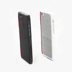 Red Aluminum iPhone 5/5s Case (Black)