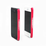 Red Aluminum iPhone 5/5s Case (Black)