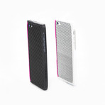 Pink Aluminum iPhone 5/5s Case (Black)