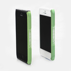 Green Aluminum iPhone 5/5s Case (Black)