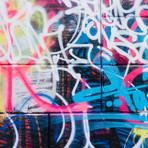 Graffiti Study 1 (18"L x 18"W)