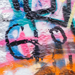 Graffiti Study 3 (18"L x 18"W)