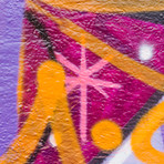 Graffiti Study 5 (18"L x 18"W)