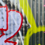 Graffiti Study 10 (18"L x 18"W)