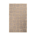 Hand-Tufted Looped & Cut Polyester // Gray/Tan (2' x 3')