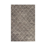 Hand-Tufted Durable Wool // Gray-Ivory (4' x 6')