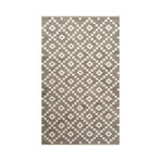 Flat-Weave Durable Wool // Ivory-Gray